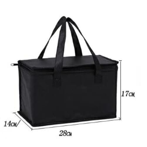 No-brand cooler bag, large, foldable, fits up to eight 500ml cans, large capacity, insulated, soft cooler box, perfect for cherry blossom viewing, BBQ