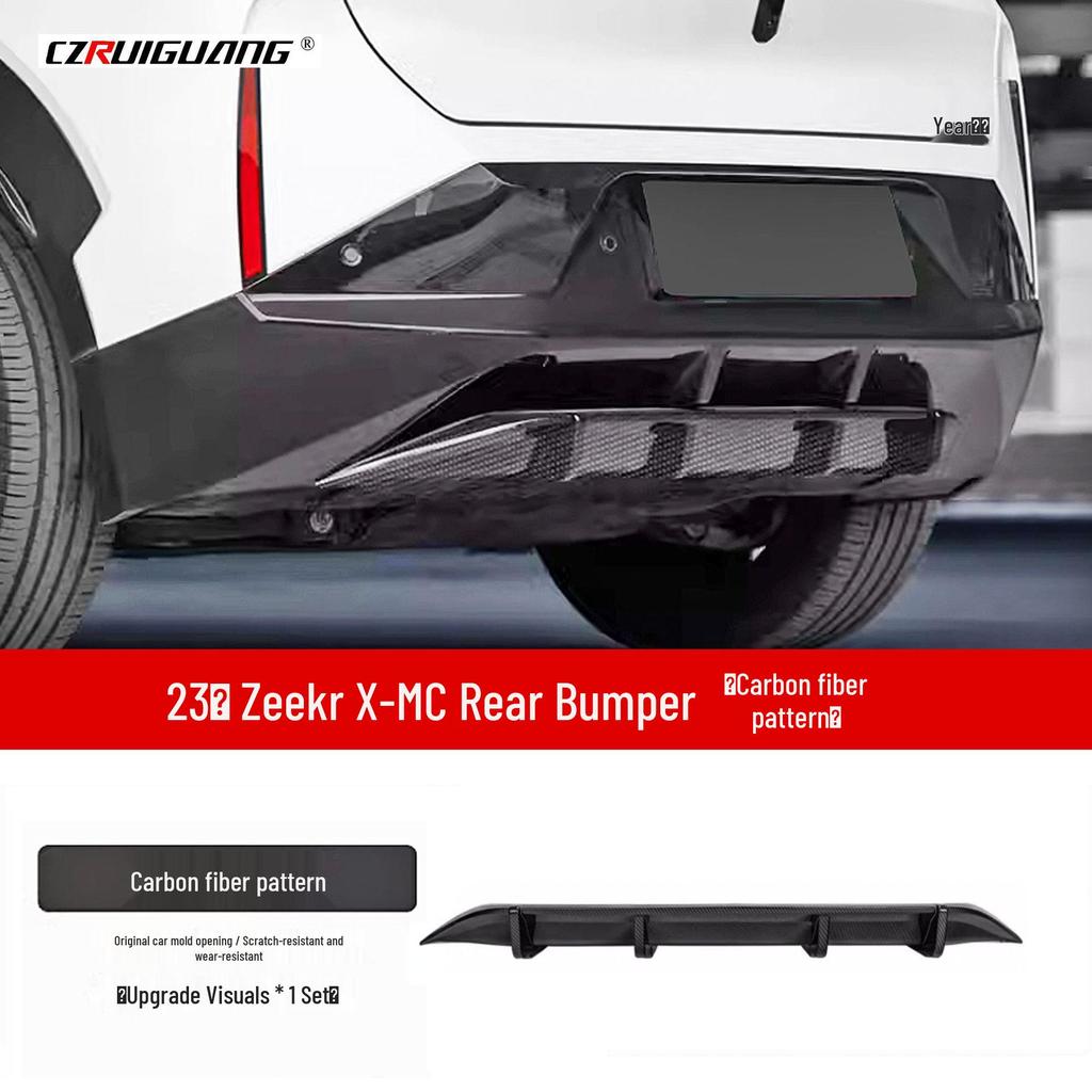 Zeekr X-MC 23 Body Kit: Front & Rear Splitters, Spoilers, Side Skirts, and Bumper Enhancements.