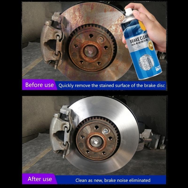 Protect Aerosol Brake Cleaner Brake Clutch Cleaning 450ML Incorrosive Lubricates Brake for Car