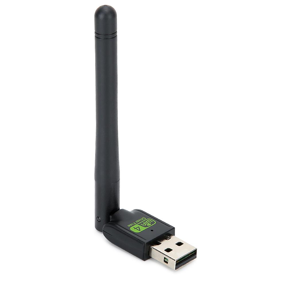 Drive Free USB2.0 WiFi Wireless Adapter Network Card Antenna Wi Fi Receiver 150Mbps