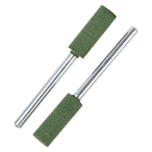 Daitec Japan High-Durability Rubber Grinding Stones, 9XX, 6 X 17 X 3mm Shaft, Pack of 10, Cylindrical, for Grinding and Finishing, Shafted, High-Dura