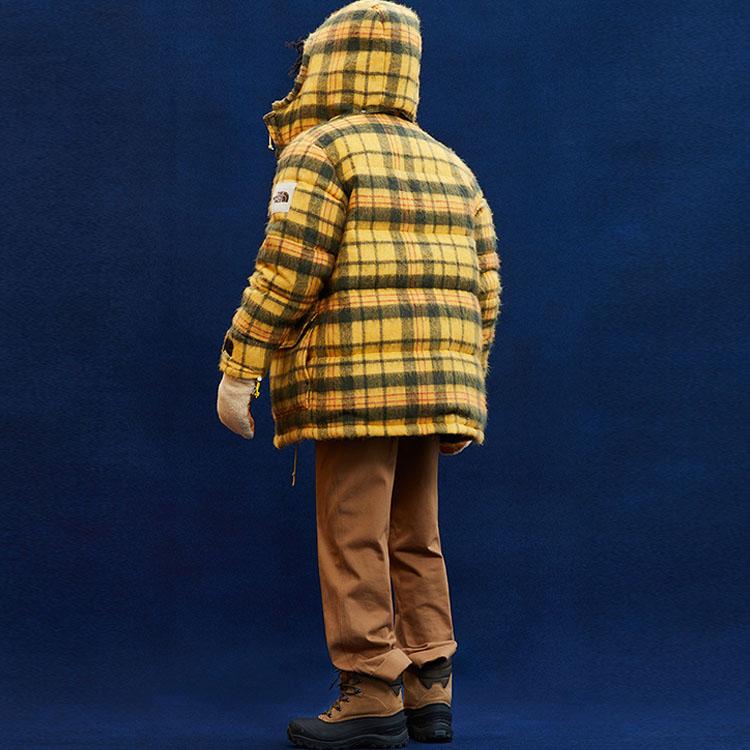 The North Face Down Jackets Men's Yellow Hooded Moderate Other NF0A4VVC-T3R