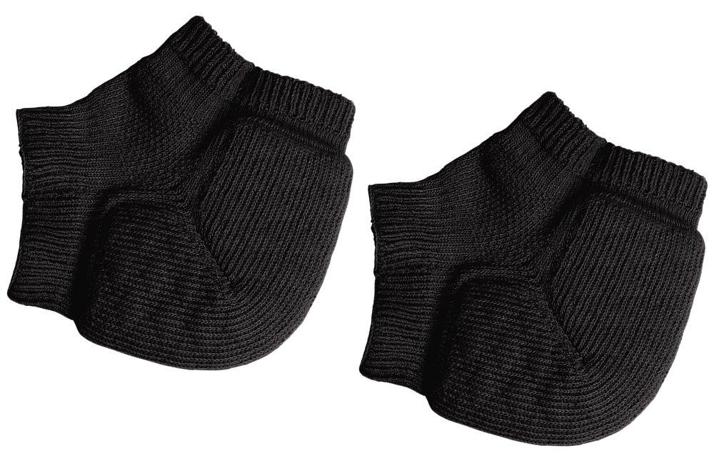 Alphax Heel Heel Heel Shock Cotton Blend Cushion Made in Japan Support, Pad, Support, Black,