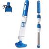 Automatic Pool Bottom Sweeper Handheld Vacuum with Pole, Cordless Rechargeable Hot Tub Vacuum, Easy Operation Cleaning Device Powerful Suction