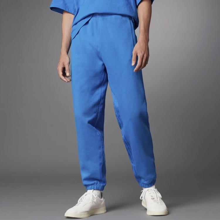 Adidas Originals Blue Version Collection Knitted Sweatpants Men's Blue Moderate Cuffed Pants H33460