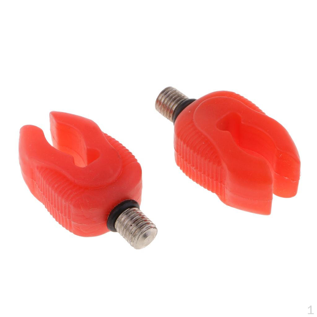 

2 шт. Силиконовый держатель для удочки 90 красный