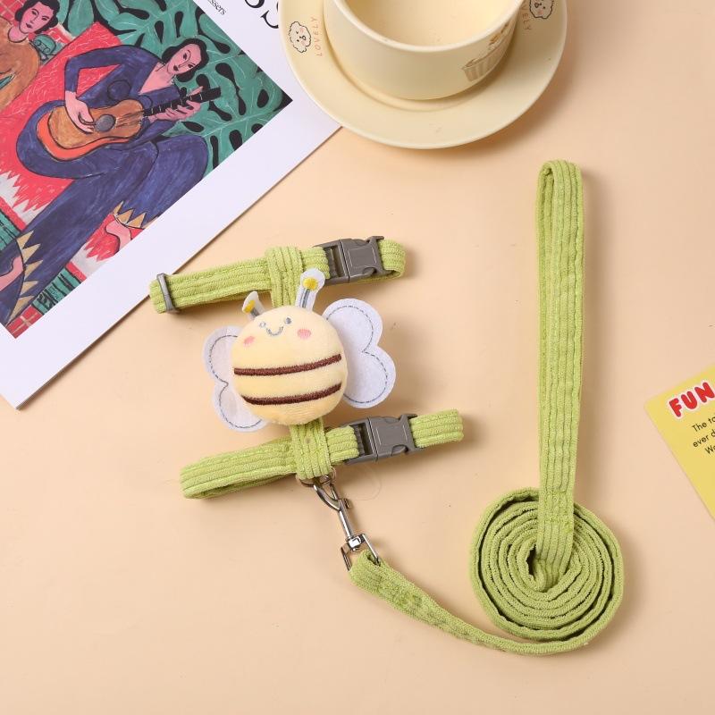 Cat Leash Anti-break Free Go Out Special Cat Vest Chest Strap Small Dog Anti-run Walk