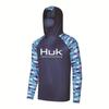 Huk Camouflage Sea Fishing Hooded Jacket - Sun Protection, Anti-Mosquito Milk Silk Clothing