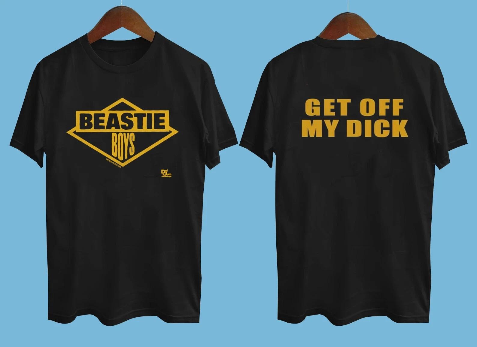 

1986 Beastie Boys Get Off My Dick 2 side Shirt Black All Size S