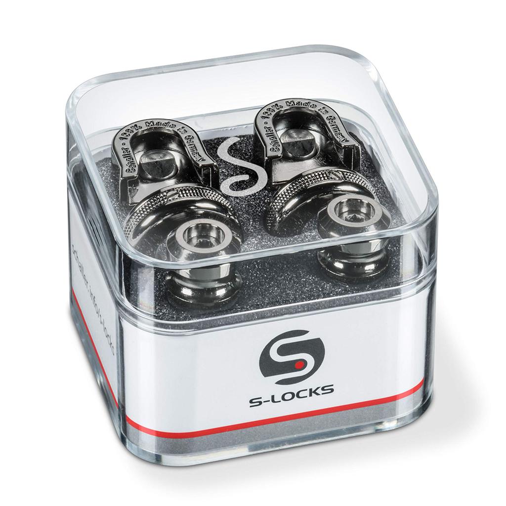 Schaller Ruthenium Strap Locks S-Locks (Pair) #14010601