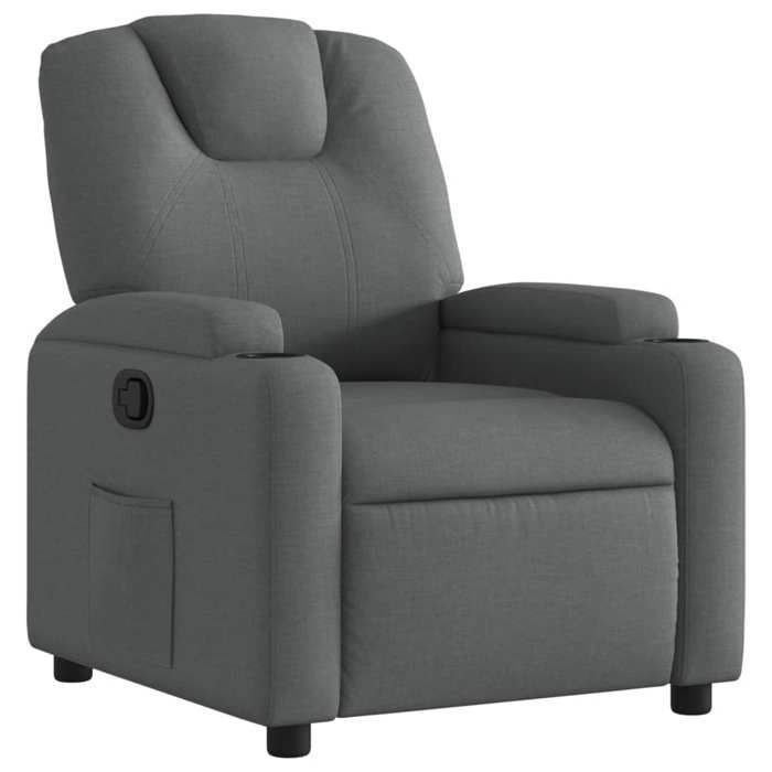 VidaXL Fauteuil Inclinable, Chaise de Relaxation avec Dossier, Siège avec Accoudoirs Rembourrés Salle de Séjour, Moderne, 372366