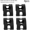 Acouto Brake Hose Clips 4pcs Brake Line Hose Retaining Clips for MK1 MK2 Cabriolet for 1.6 1.8 4D0611715B