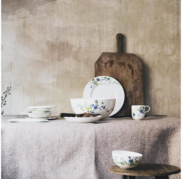 Gedeck Rosenthal Brillance Bone China Alpenblumen, 6-teilig (10530-405108-28597)