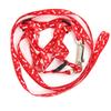 Dog Cat Harness Collar Leash Fashion Bones Paws Print Safety Traction Rope