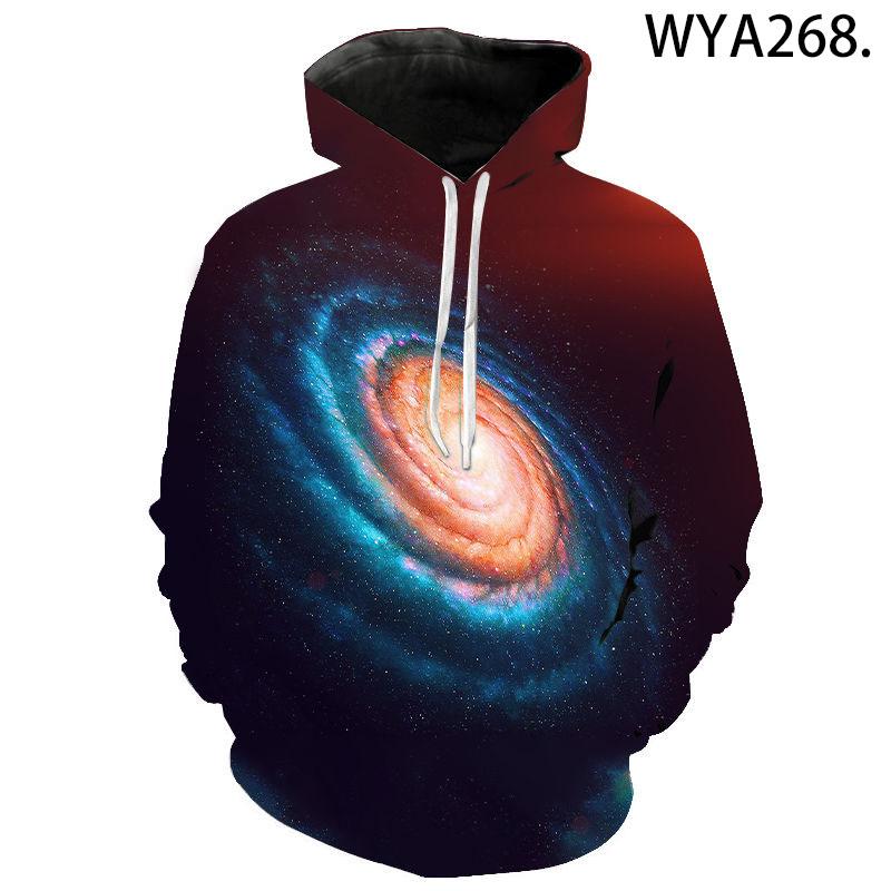 New Casual Hoodie, Space Planet 3d Diy Printed Super Cool Pattern Men's And Women's Pullovers, Street Fashion Children's Tops