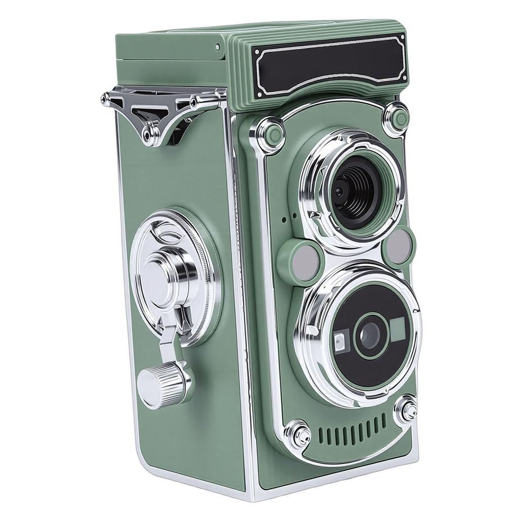 Vintage Digital Camera Portable TLR Style Retro 2.7K Video 24MP Autofocus Vlog Camera Manual Joystick for Beginners