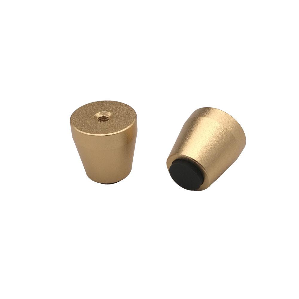 15x7 Aluminum Alloy Shock Absorbing Speaker Amplifier Feet Pads for Home Ceramic Cooktop, Anti-slip Nails