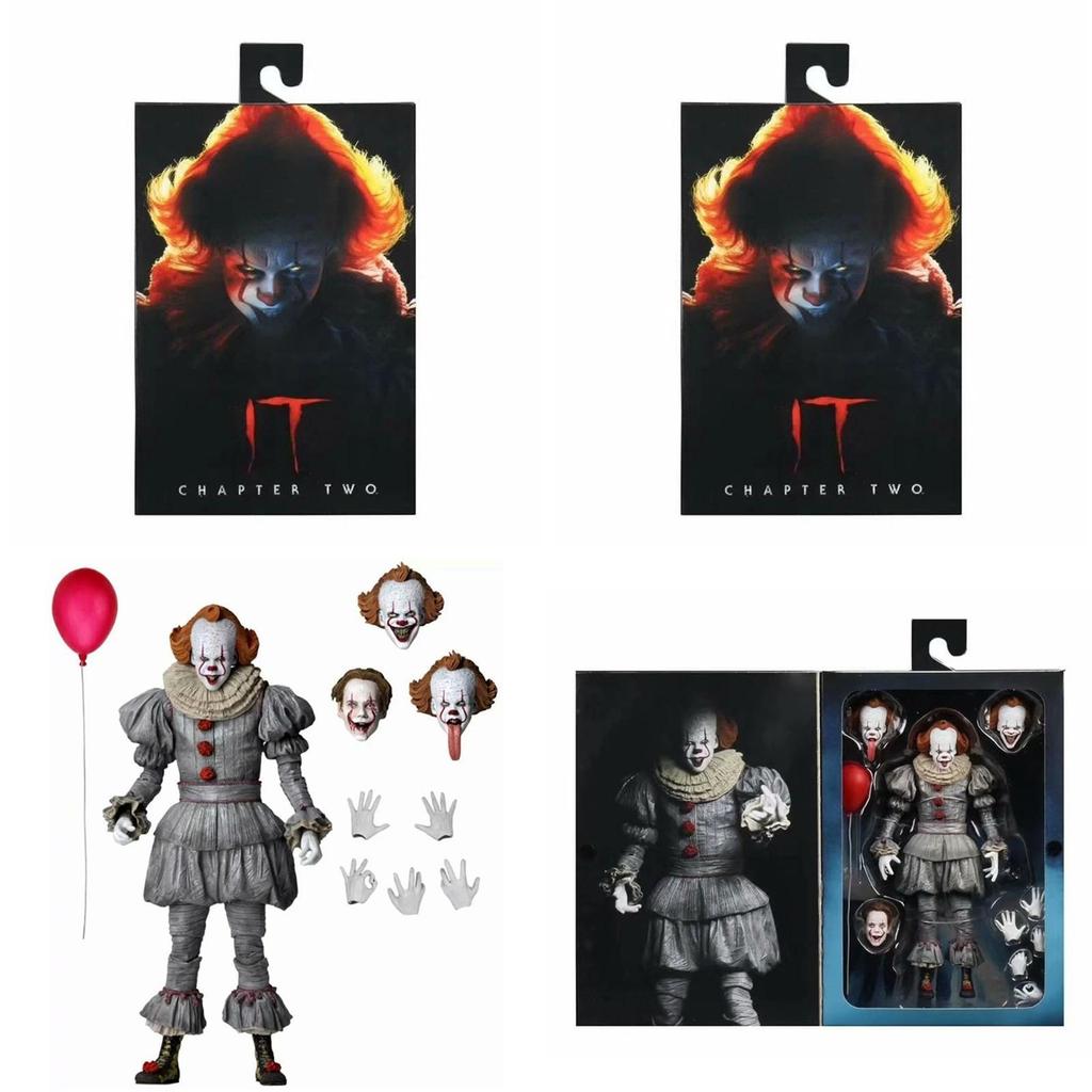 It Chapter Two Clown 7in Pvc Action Figure With Poseable Joints For Collectors