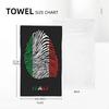 Vintage Italy Flag Car Italian Pride Soft Face Towel Quick Dry Pool Bath Cotton Towels Absorbent