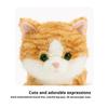 30Cm Fluffy Striped Cat Plush Doll Kitten Toy Cartoon Cute Cushion Pillow Home Decoration Children'S Gift Toy