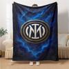 Coperte con Emblema Inter Milan Flanella Stampata Traspirante Calda Coperta da Divano per Casa Ufficio Coperte da Letto 0708a102