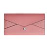 Meisterstück Hexagonal White Star Logo Snap Closure Grain Leather Wallet Women Wallet Raspberry-Pink 198985