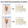 50x70 60x90 60x120cm Canvas Frame Wooden Frames Wooden Photo Oil Painting Canvas Diamond Painting Frames Canvas Wood Wall Frame