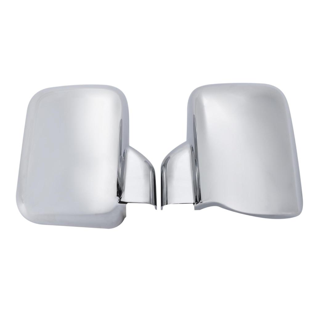 Chrome Door Mirror Covers for Daihatsu and S500J Series Trucks and Light Customizable Mirrors for Dressing Up Your Left and Right High-gloss