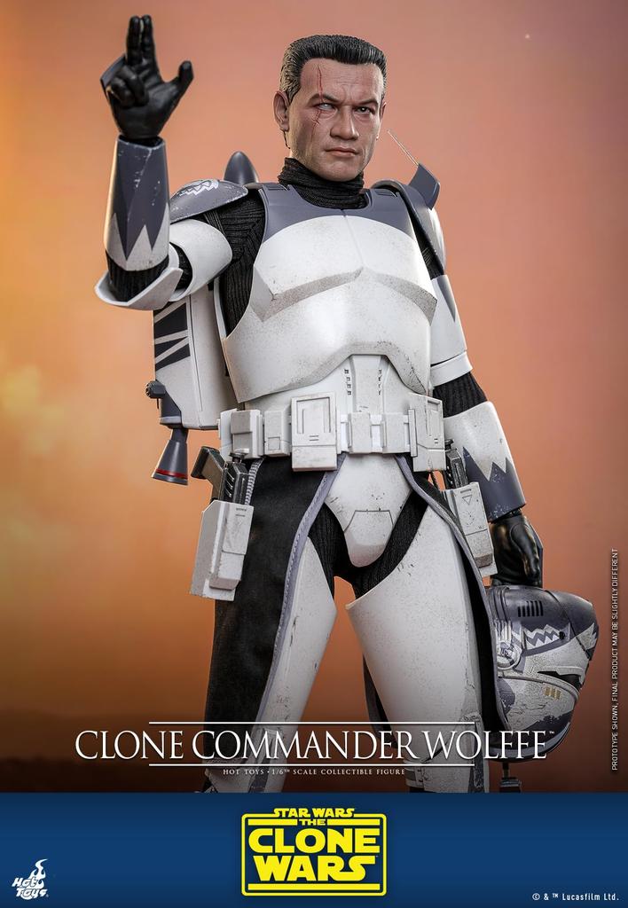Television Masterpiece Star The Clone Wars Commander Wolfe Scale Figure Wars 1/6