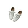 Sheepskin version~ Ballet sneakers 2025 new white comfortable casual platform minimalist training shoes single shoes women