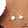 Fashion Geometric Round Drop Earrings Temperament Simple Star Tassel Pendant Earrings Female Gifts Jewelry