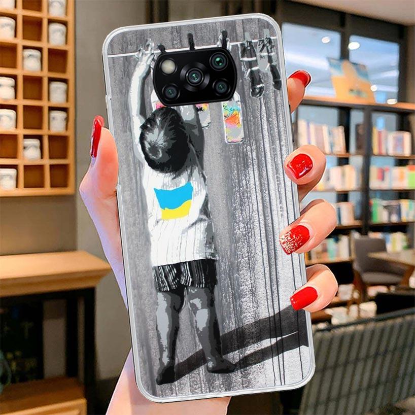 Street Art Banksy Graffiti Cover Phone Case For Xiaomi Poco F7 Ultra X7 X6 X5 Pro M7 Redmi 15C 15 13C 13 12C 12 10C 10 9A 9C 9T