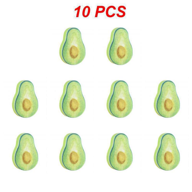 

10/30/50 шт. Протирать обильно пенящийся полиэстеровый губчатый очиститель зеленый бытовые принадлежности авокадо мытье посуды хлопок компактный