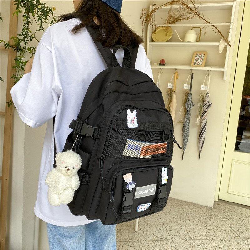 Miflame Korean Style Attractive School Backpack One Size