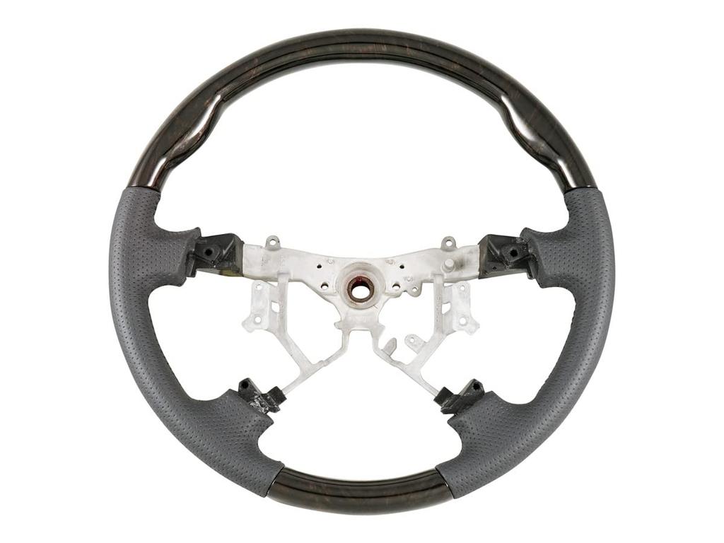 Standard Steering Shift Knob Prime Black Mahogany Wood for Toyota Regius and 200 Series and TRISTAR'S (Dark Grain) Hiace, Ace, (Models 1, 2, 3)