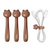 Cable LINE FRIENDS Official Strong Magnetic Cable LINE FRIENDS Magnet Cable Brown Elago Ties, 3-Pack, Licensed, Silicone, Ties, Reusable, Tie,