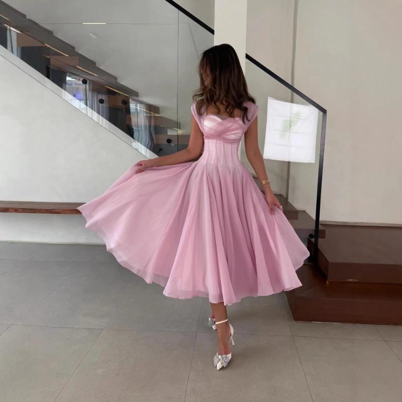Sieviešu elegantā tilla kleita vasaras seksīga