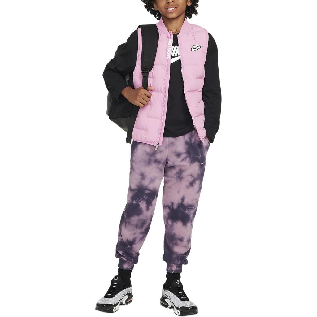 Nike Down Vest Casual Fashion Warm Mysterious Flamingo Red Kids Vest HQ7178-646