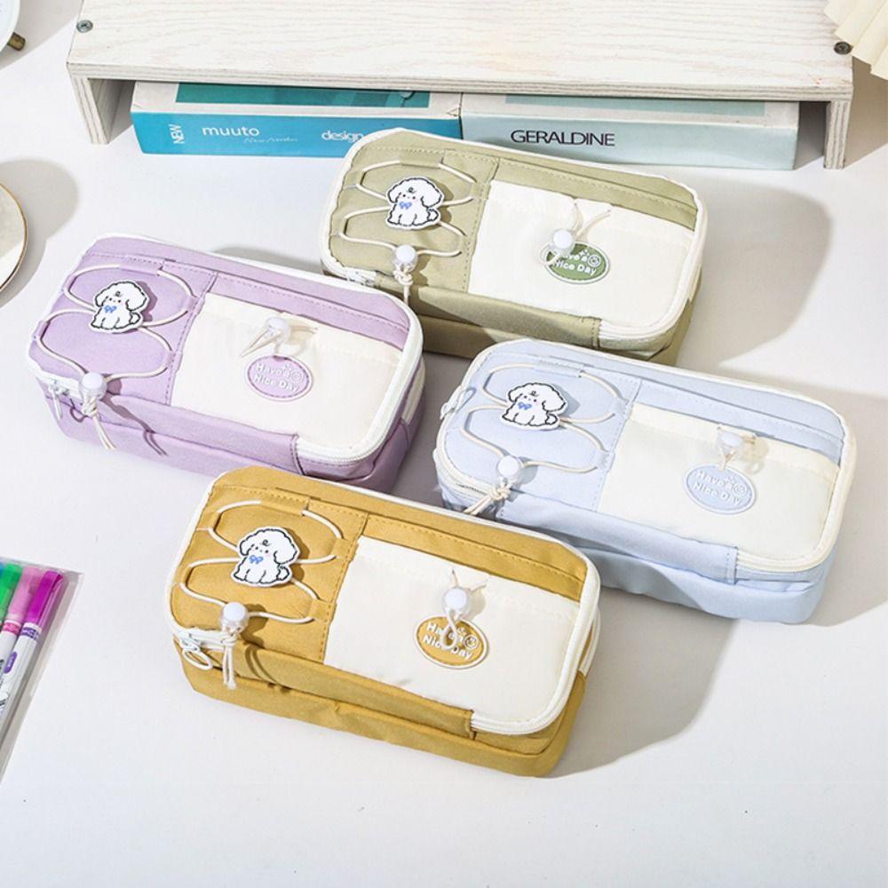 Nine Layer Pencil Case Dirt-proof Stationery Storage Bag Cartoon Stationery Organizer  Gift