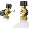 Foam Cannon Orifice Nozzle Tips, Threaded Nozzles and Foam Gun Mesh Filter Accessories for Snow Foam Lance4pcsBrass