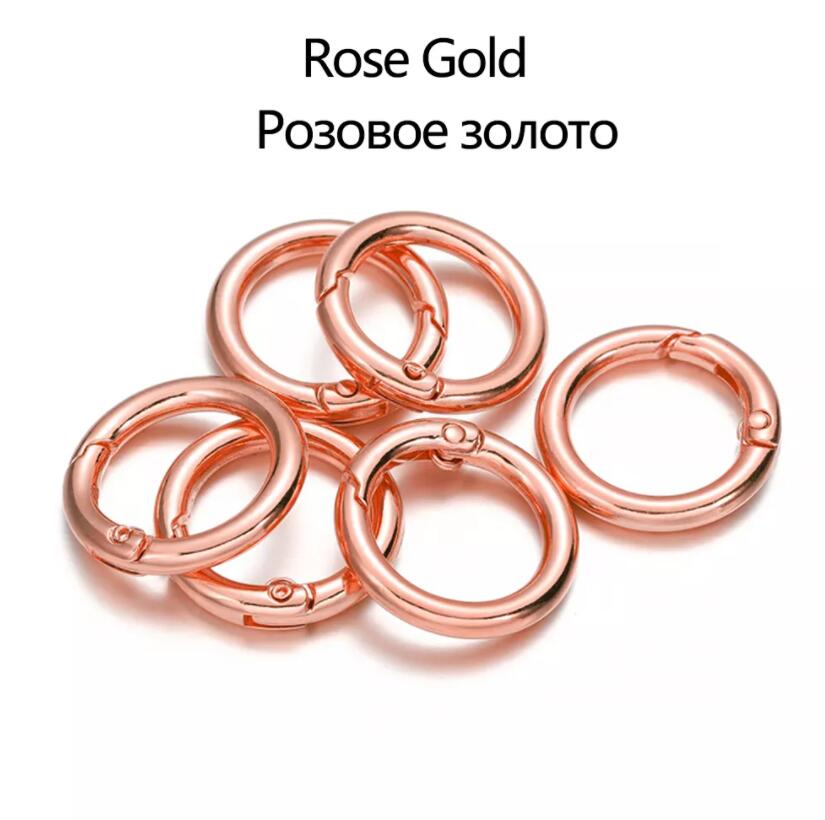 5 bucăți/lot închizătoare cu inel O închizătoare din metal pentru poarta cu arc pentru breloc catarame cleme carabinier genți de mână lanțuri pentru câini pentru realizarea de bijuterii DIY