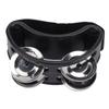 Foot Tambourine Shaker Percussion Drum Set Metal Jingle Bell Musical Instrument AccessoriesBlack