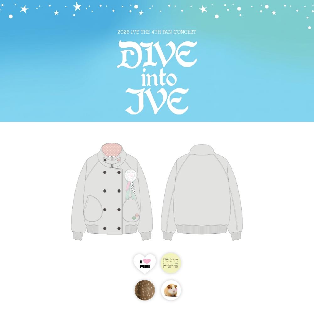 Предзаказ IVE 4-й концерт DIVE into IVE Набор с флисовой курткой REI