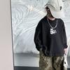 Hip Hop Lässige Weite Kinderhose Kinder Vier Jahreszeiten Reine Baumwolle Leopardenmuster Jeans Trendy Lässige Hose