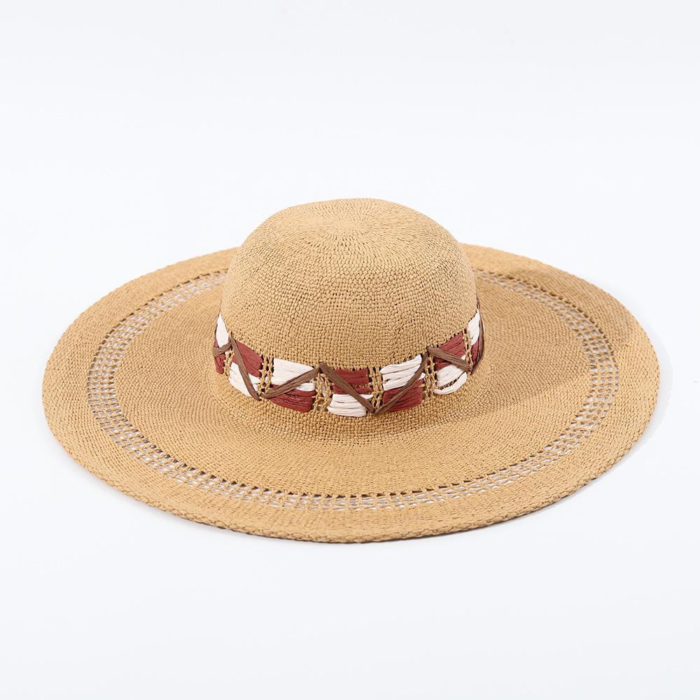 Cappello da Spiaggia a Tesa Larga 2026 per Donna, Cappellino Parasole a Tesa Larga Primavera Estate, Cappello da Sole con Protezione UV