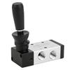 Pneumatic Manual Control Valve 5 Port 2 Position Hand Lever Valve 0 0.8Mpa (4H210 08)