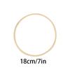 10pcs Dreamcatcher Ring Round bamboo Circle Embroidery Hoop Wind Chime Hanging DIY  Fan Frame Rings Craft Accessories