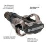 Shimano SPD Pedal Black EPDM520L Double-Sided