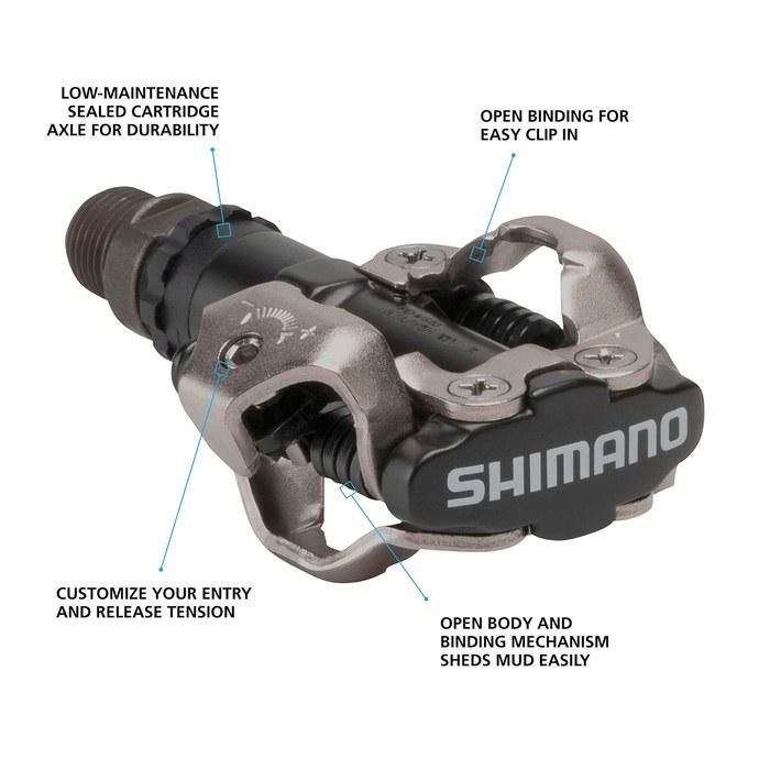 Shimano SPD Pedal Black EPDM520L Double-Sided