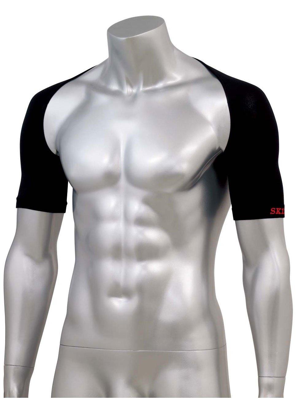 

SK11 Compression Support for Shoulders, Moisture-Wicking, Quick-Drying, Black, Large (KS-KATA-L-BK)